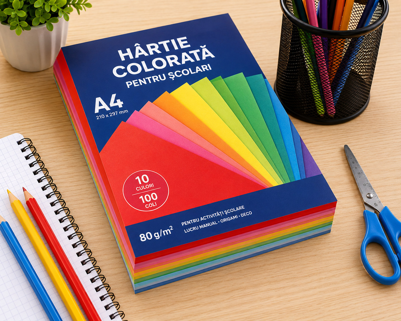 Hârtie colorată